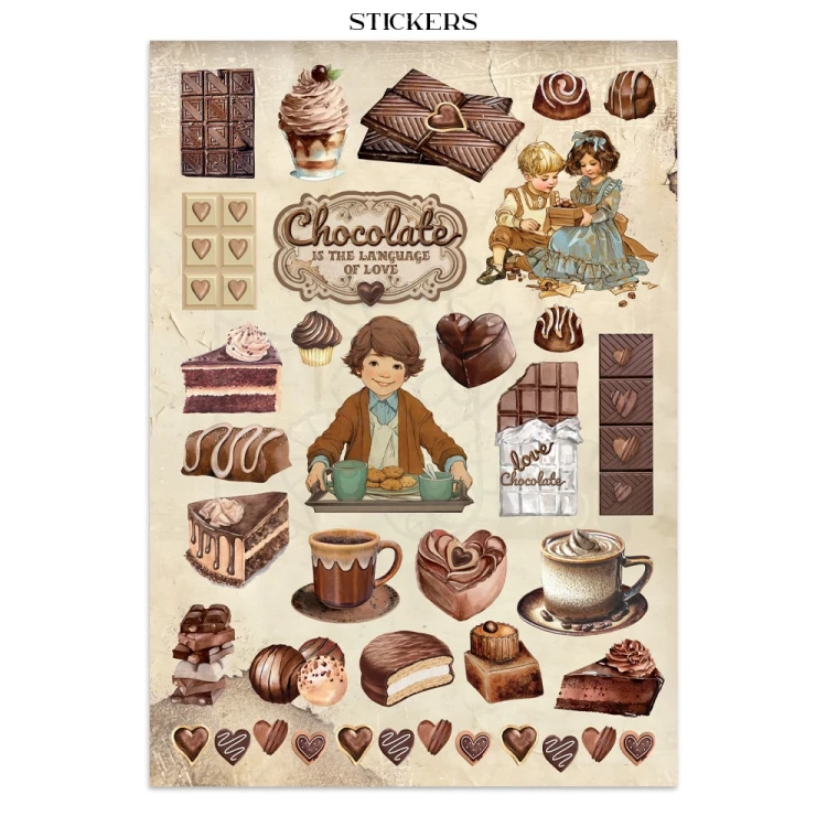 Junk Journal Coffe &amp; Chocolate SBJK06 Stamperia