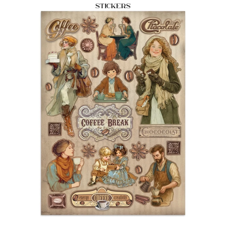 Junk Journal Coffe &amp; Chocolate SBJK06 Stamperia