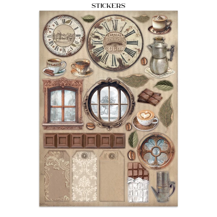 Junk Journal Coffe &amp; Chocolate SBJK06 Stamperia