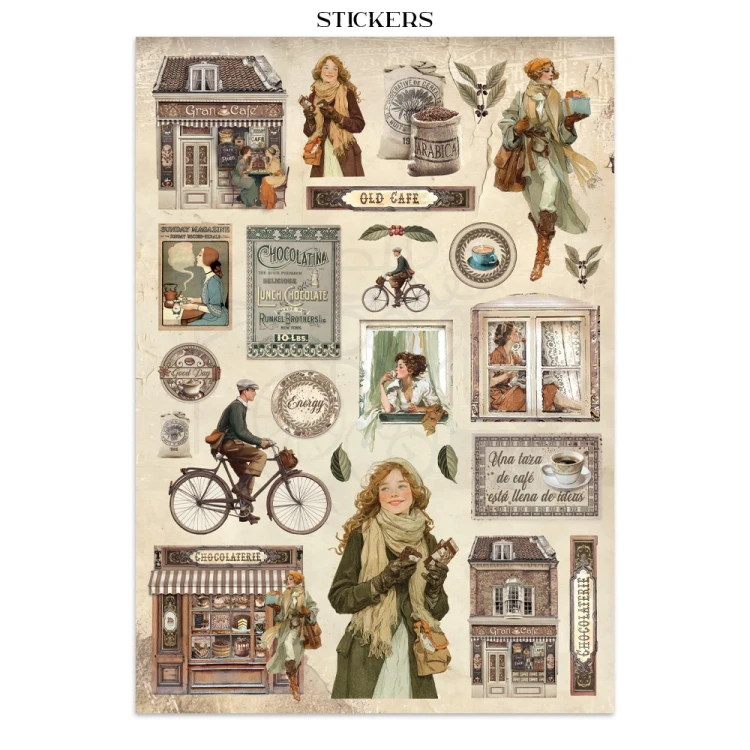 Junk Journal Coffe &amp; Chocolate SBJK06 Stamperia