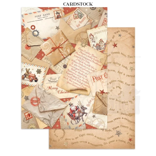 Junk Journal Gear Up For Christmas SBJK10 Stamperia