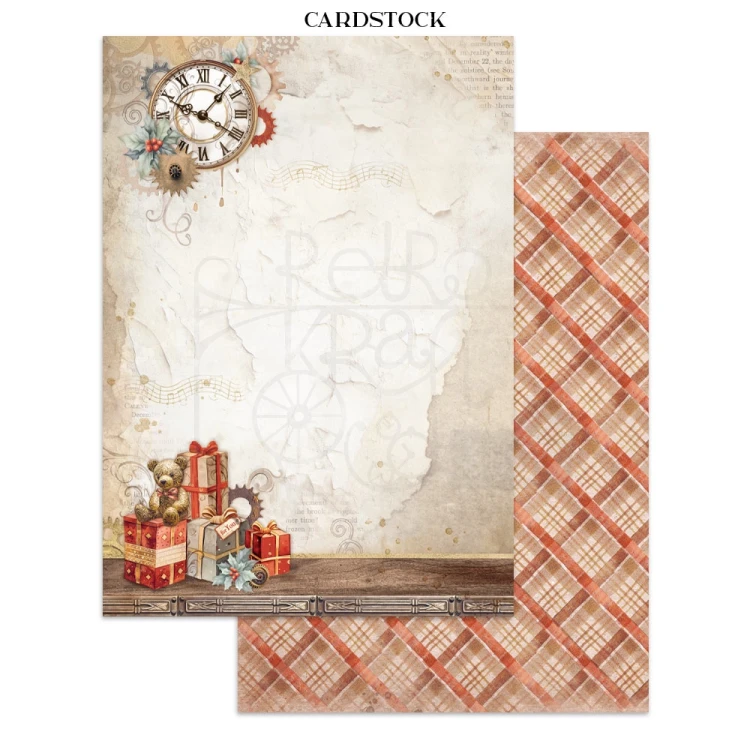 Junk Journal Gear Up For Christmas SBJK10 Stamperia