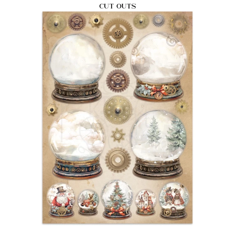 Junk Journal Gear Up For Christmas SBJK10 Stamperia