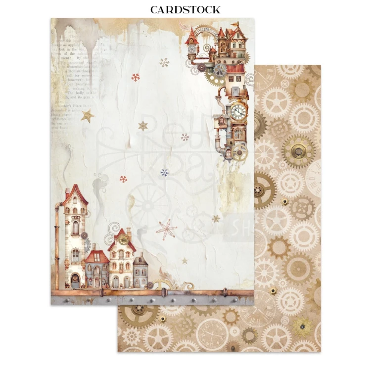 Junk Journal Gear Up For Christmas SBJK10 Stamperia