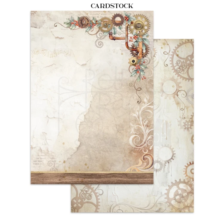Junk Journal Gear Up For Christmas SBJK10 Stamperia
