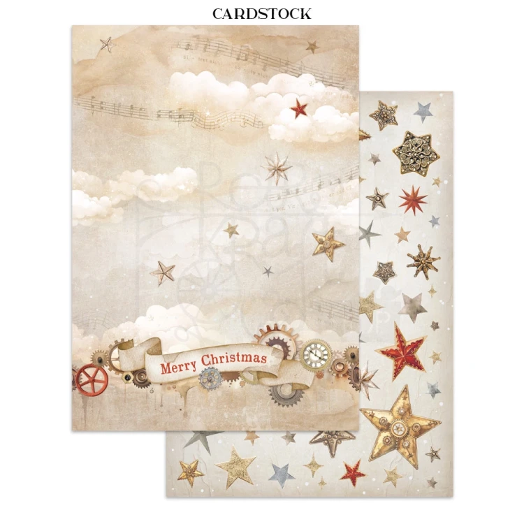 Junk Journal Gear Up For Christmas SBJK10 Stamperia