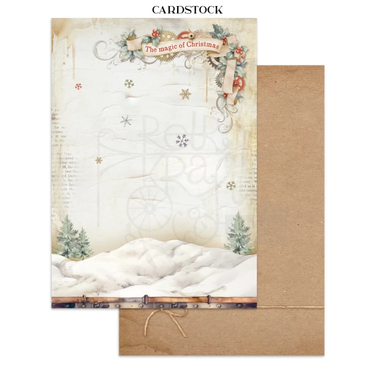 Junk Journal Gear Up For Christmas SBJK10 Stamperia