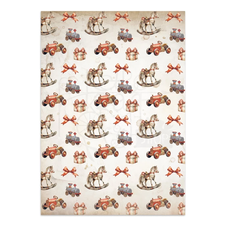 Junk Journal Gear Up For Christmas SBJK10 Stamperia