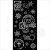 Szablon maska 12x25cm Gear Up For Christmas Śnieżki KSTDL141 Stamperia