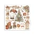 Rub-on transfer 15.5x15.15cm Gear Up For Christmas 6 arkuszy DFLRBX03 Stamperia