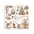 Rub-on transfer 15.5x15.15cm Gear Up For Christmas 6 arkuszy DFLRBX03 Stamperia