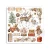 Rub-on transfer 15.5x15.15cm Gear Up For Christmas 6 arkuszy DFLRBX03 Stamperia