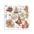 Rub-on transfer 15.5x15.15cm Gear Up For Christmas 6 arkuszy DFLRBX03 Stamperia