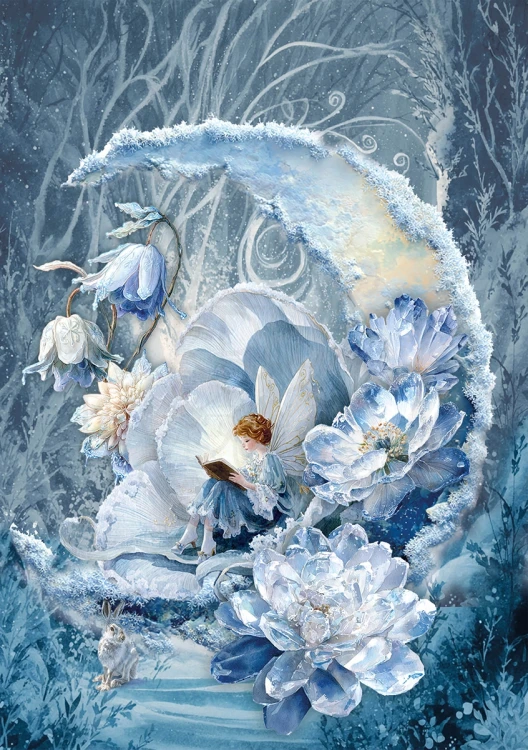 Zestaw papierów ryżowych A5 Frozen Land 8 arkuszy CBRS025 Ciao Bella