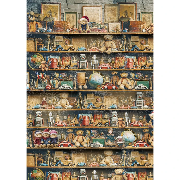 Zestaw papierów ryżowych A5 Toy Shop 8 arkuszy CBRS023 Ciao Bella