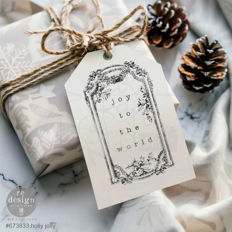 Stempel akrylowy 21.6x28 Holly Jolly Święta 673833 Prima