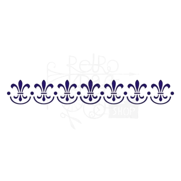 Szablon maska 6x28cm lilijki ST-BD22 Galeria Hobby