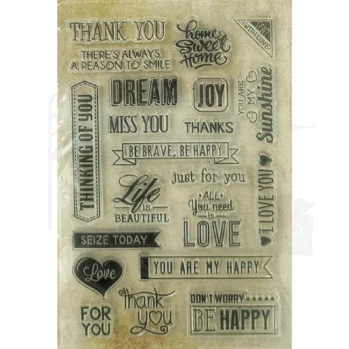 Stempel akrylowy Napisy angielskie SK-11161 Galeria Hobby
