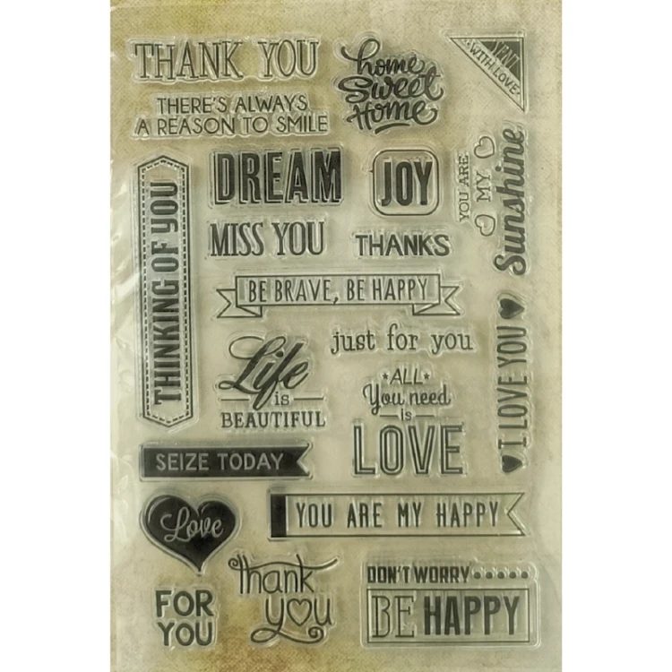 Stempel akrylowy Napisy angielskie SK-11161 Galeria Hobby