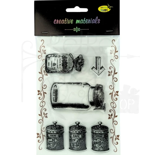 Stempel akrylowy Butelki vintage SK-11204 Galeria Hobby