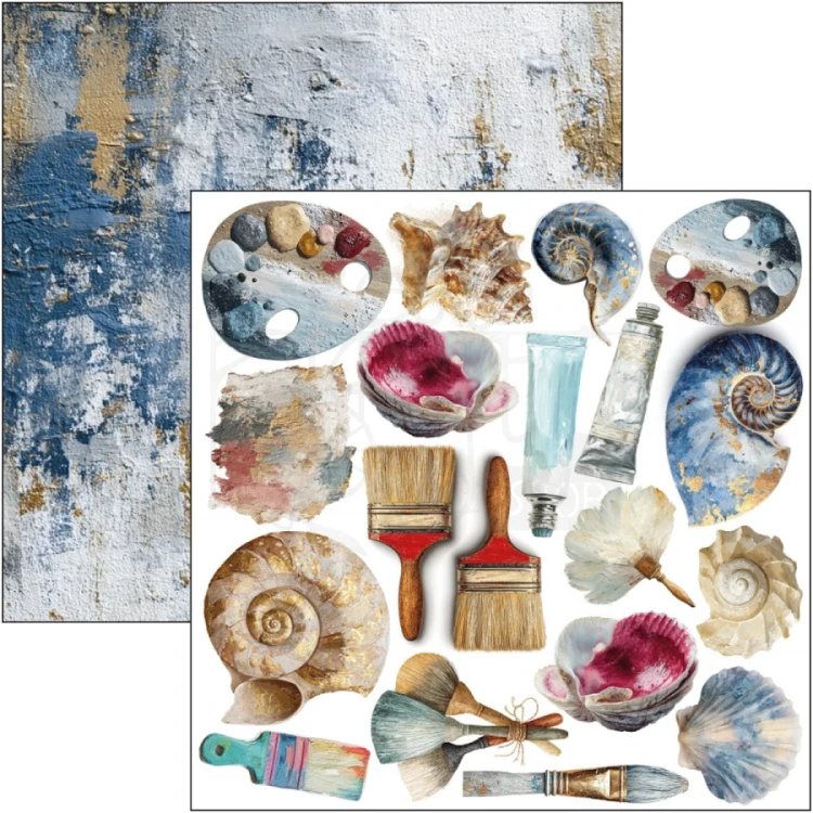 Zestaw papierów do scrapbookingu 15x15 An Artist Journey CBQE092 24 arkusze Ciao Bella