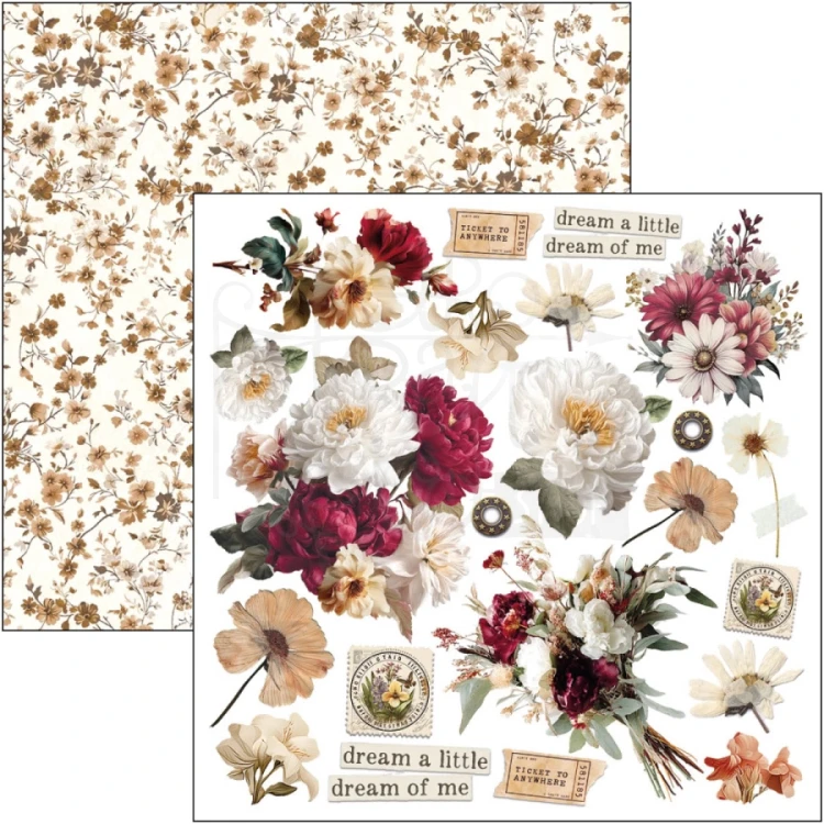 Zestaw papierów do scrapbookingu 15x15 Book Lovers CBQE091 24 arkusze Ciao Bella