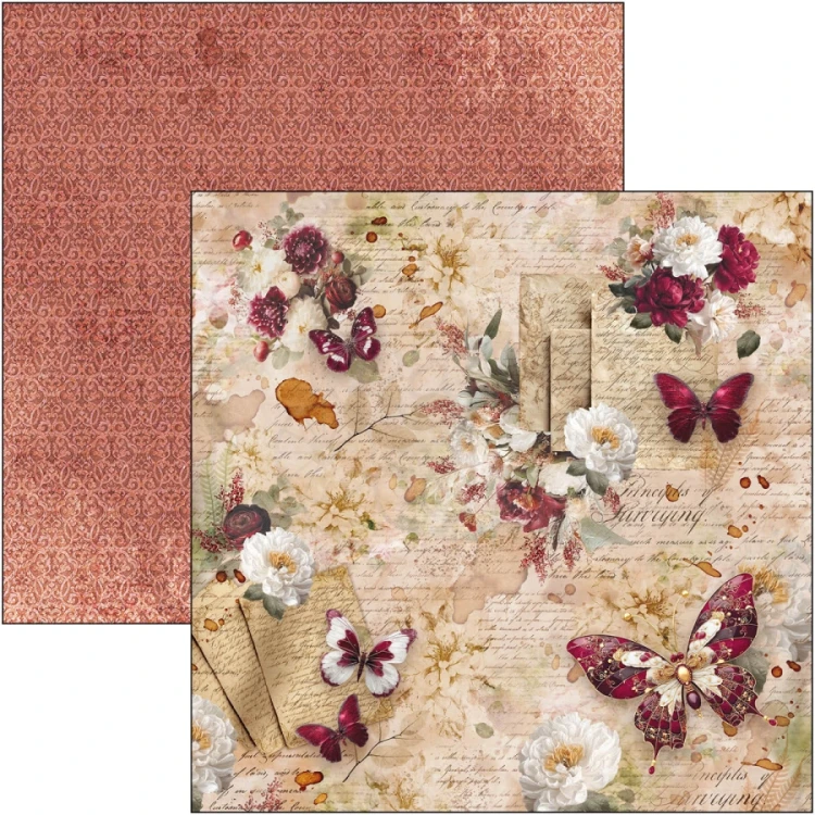 Zestaw papierów do scrapbookingu 30x30 Book Lovers CBT091 8 arkuszy Ciao Bella