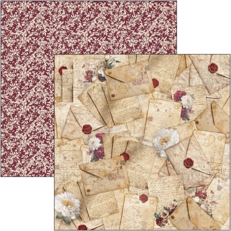 Zestaw papierów do scrapbookingu 30x30 Book Lovers CBPM091 12 arkuszy Ciao Bella