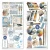 Naklejki foliowe do scrapbookingu An Artist Journey CBI008 5 arkuszy Ciao Bella