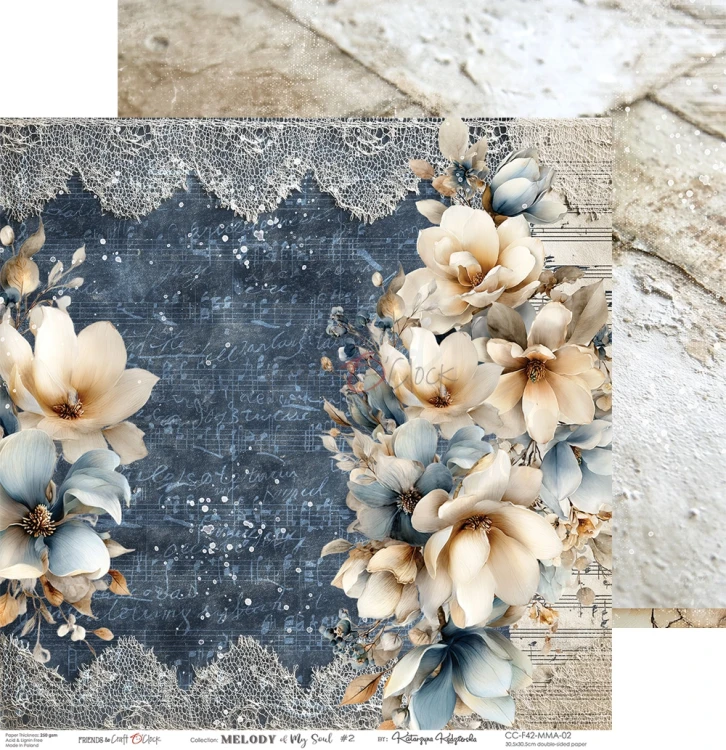 Zestaw papierów do scrapbookingu 30x30 Melody of My Soul CC-F42-MMS-00 Craft O'Clock
