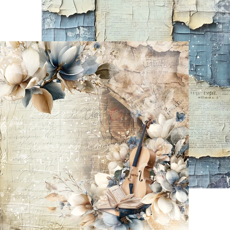 Zestaw papierów do scrapbookingu 20x20 Melody of My Soul CC-F42-MMS-07 Craft O'Clock