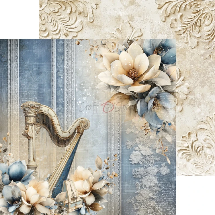 Zestaw papierów do scrapbookingu 20x20 Melody of My Soul CC-F42-MMS-07 Craft O'Clock