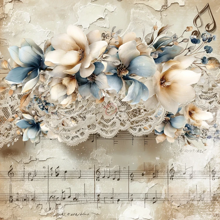 Zestaw papierów do scrapbookingu 20x20 Melody of My Soul CC-F42-MMS-07 Craft O'Clock