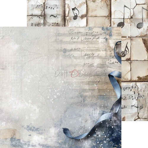 Zestaw papierów do scrapbookingu 20x20 Melody of My Soul CC-F42-MMS-07 Craft O'Clock
