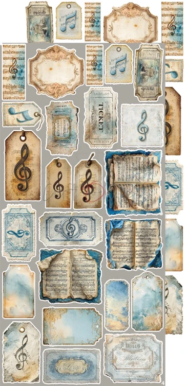Zestaw dodatków 15x30 Melody of My Soul Melody CC-F42-MMS-12 Craft O'Clock