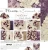 Zestaw papierów do scrapbookingu 30x30 Plum &amp; Caramel CC-C80-PC-00 Craft O'Clock