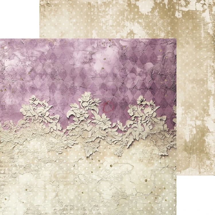 Zestaw papierów do scrapbookingu 20x20 Plum &amp; Caramel CC-C80-PC-07 Craft O'Clock