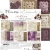 Zestaw papierów do scrapbookingu 20x20 Plum &amp; Caramel CC-C80-PC-07 Craft O'Clock