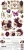 Zestaw dodatków 15x30 Plum &amp; Caramel Flowers &amp; More CC-C80-PC-11 Craft O'Clock