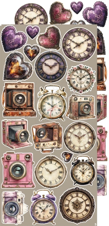 Zestaw dodatków 15x30 Plum &amp; Caramel Plum CC-C80-PC-12 Craft O'Clock