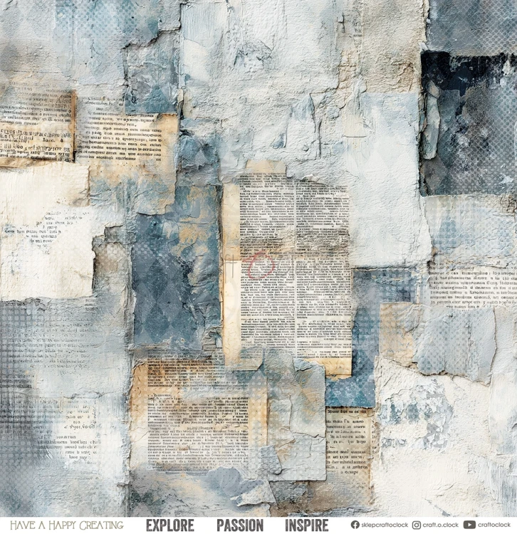 Zestaw papierów do scrapbookingu 30x30 Timeless Grace CC-C81-TG-00 Craft O'Clock