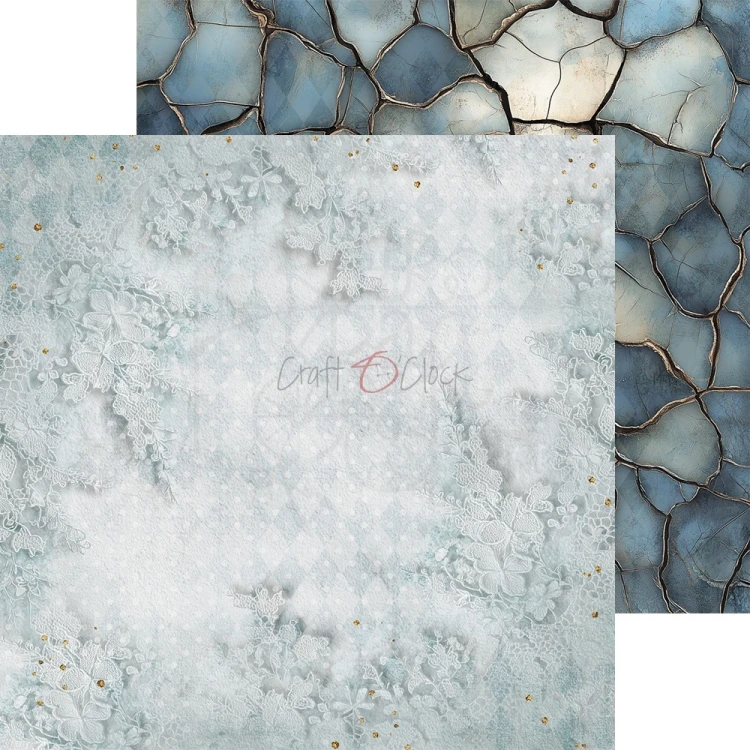 Zestaw papierów do scrapbookingu 20x20 Timeless Grace Basic CC-C81-TG-08 Craft O'Clock