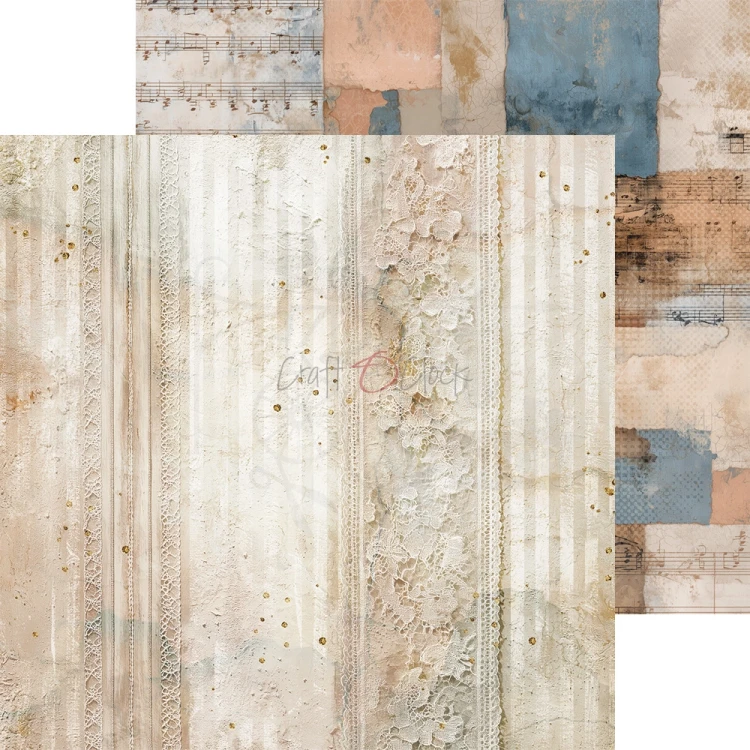 Zestaw papierów do scrapbookingu 20x20 Timeless Grace Basic CC-C81-TG-08 Craft O'Clock