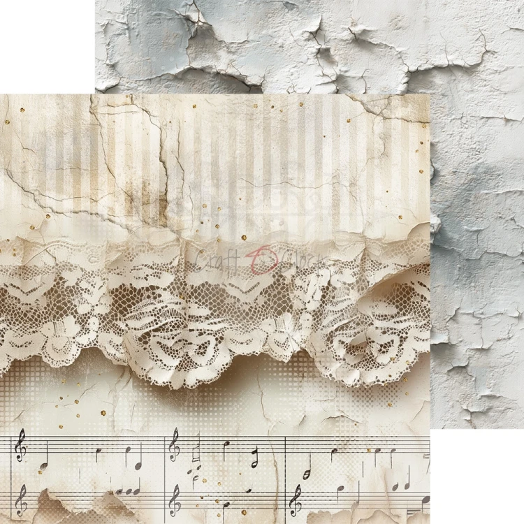 Zestaw papierów do scrapbookingu 20x20 Timeless Grace Basic CC-C81-TG-08 Craft O'Clock