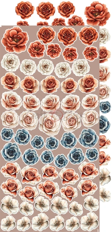 Zestaw dodatków 15x30 Timeless Grace Flowers &amp; More CC-C81-TG-11 Craft O'Clock