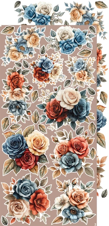 Zestaw dodatków 15x30 Timeless Grace Flowers &amp; More CC-C81-TG-11 Craft O'Clock