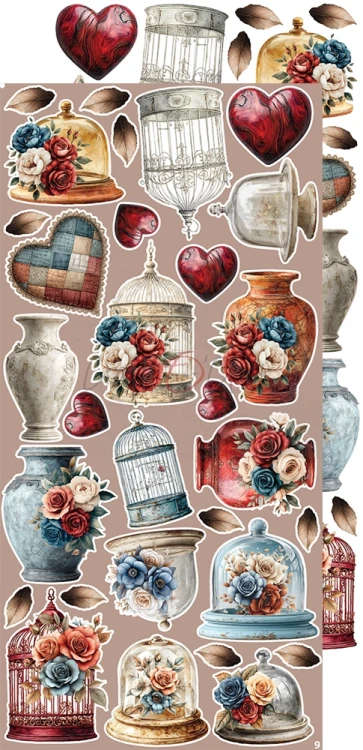Zestaw dodatków 15x30 Timeless Grace Flowers &amp; More CC-C81-TG-11 Craft O'Clock