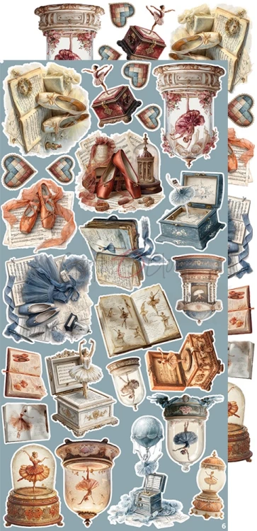 Zestaw dodatków 15x30 Timeless Grace Timeless CC-C81-TG-12 Craft O'Clock