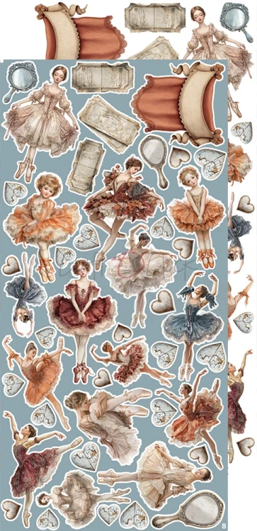 Zestaw dodatków 15x30 Timeless Grace Timeless CC-C81-TG-12 Craft O'Clock