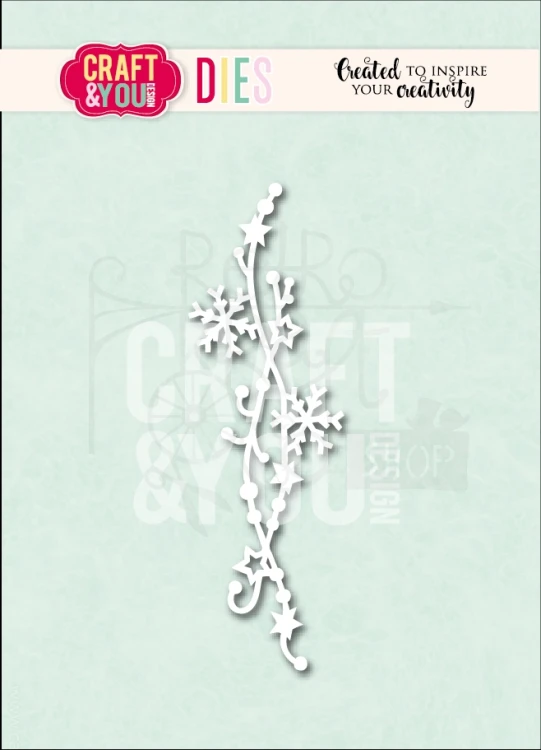 Wykrojnik Zimowy zawijas Magdy CW385 Craft&amp;You Design